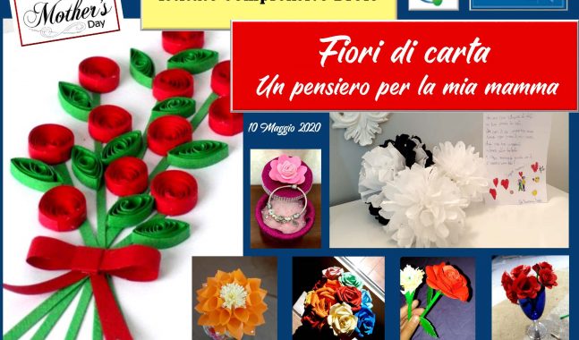 Maggio, il mese della mamma. Ancora un pensiero per lei. Idee ‘di carta’ da realizzare con i bambini